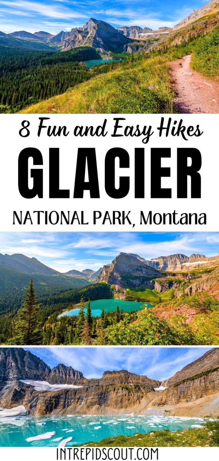8 FUN and EASY HIKES in GLACIER National Park (Maps and Useful Tips