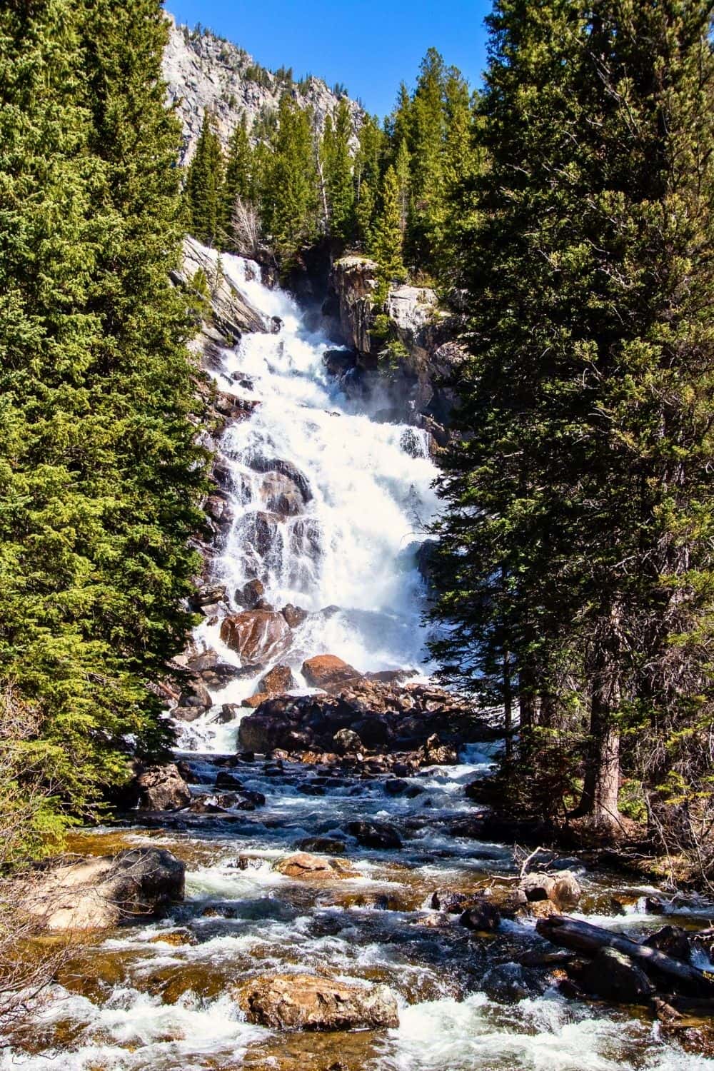 Hidden Falls in Grand Teton