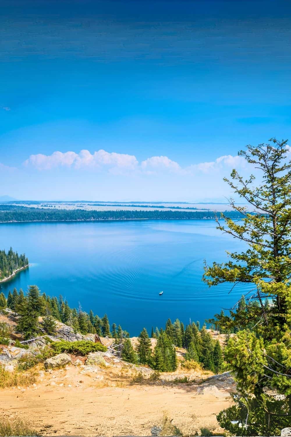 Jenny Lake from Inspiration Point