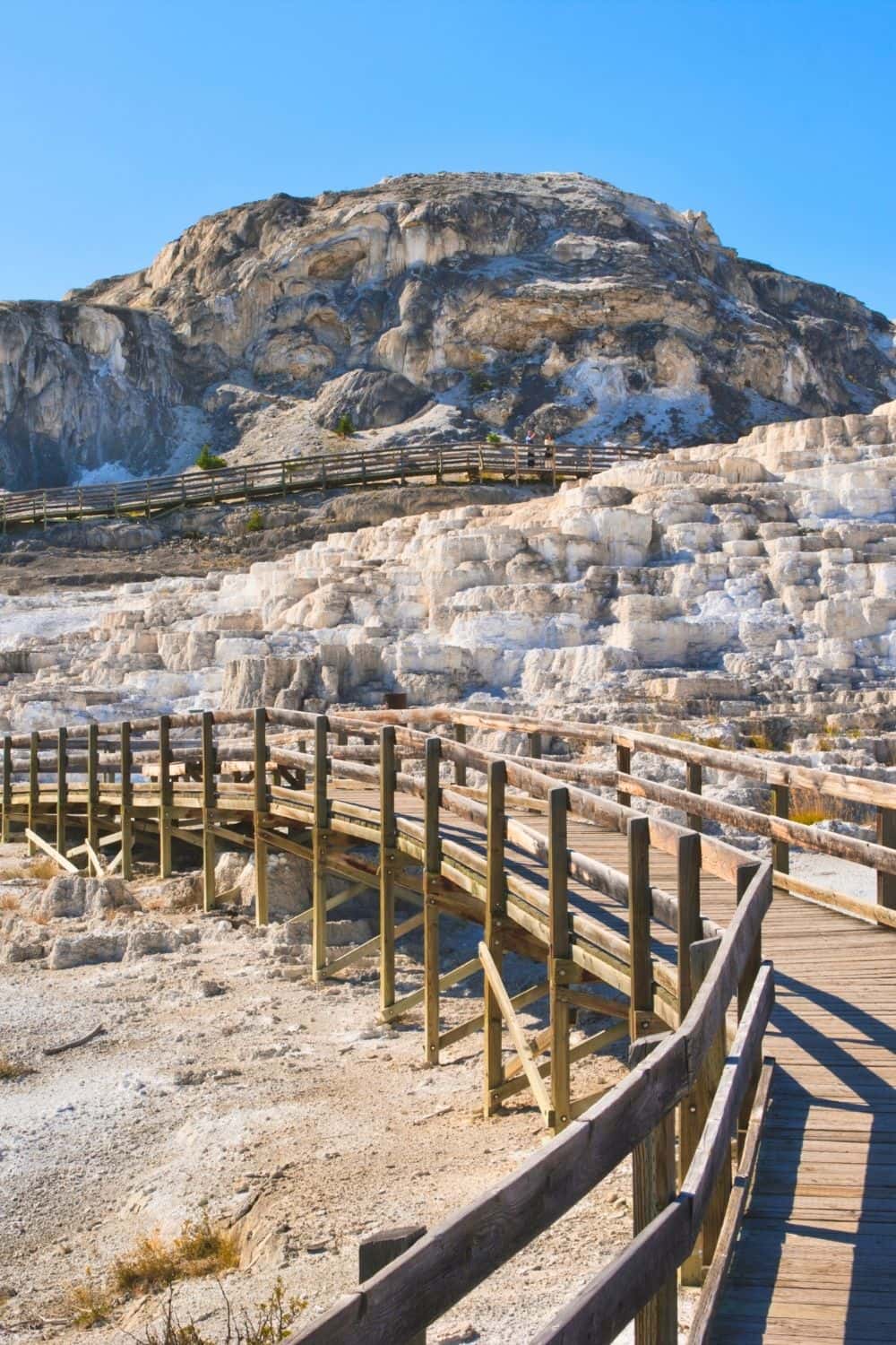 Mammoth Hot Springs in Yellowstone