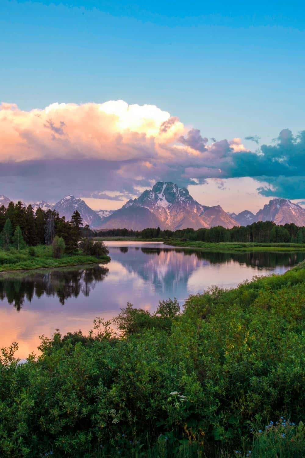 Oxbow Bend In Grand Teton