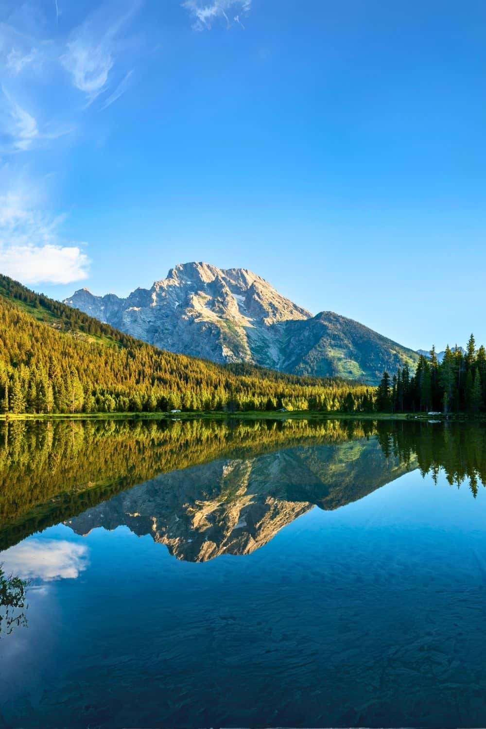 Mount Moran Mirrored in String Lake
