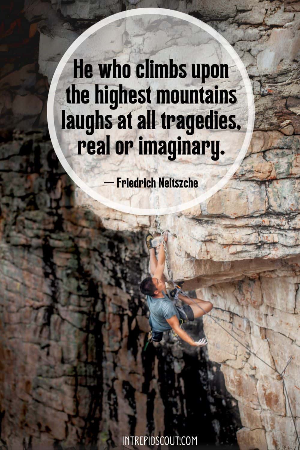 Climbing Mountains Captions and Quotes