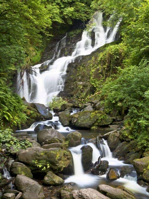 Torc Waterfall on the Ring of Kerry Drive