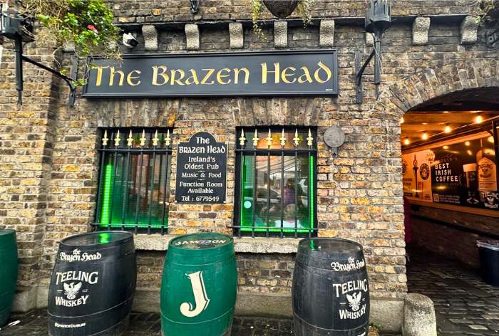 The Brazen Head Pub in Dublin