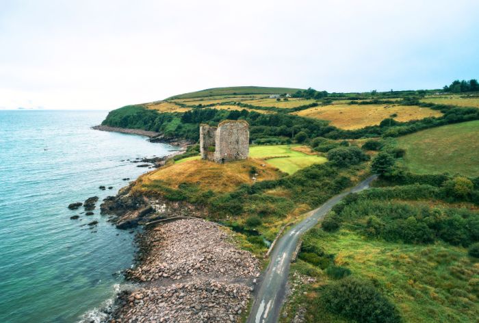 Minard Castle on Dingle Peninsula