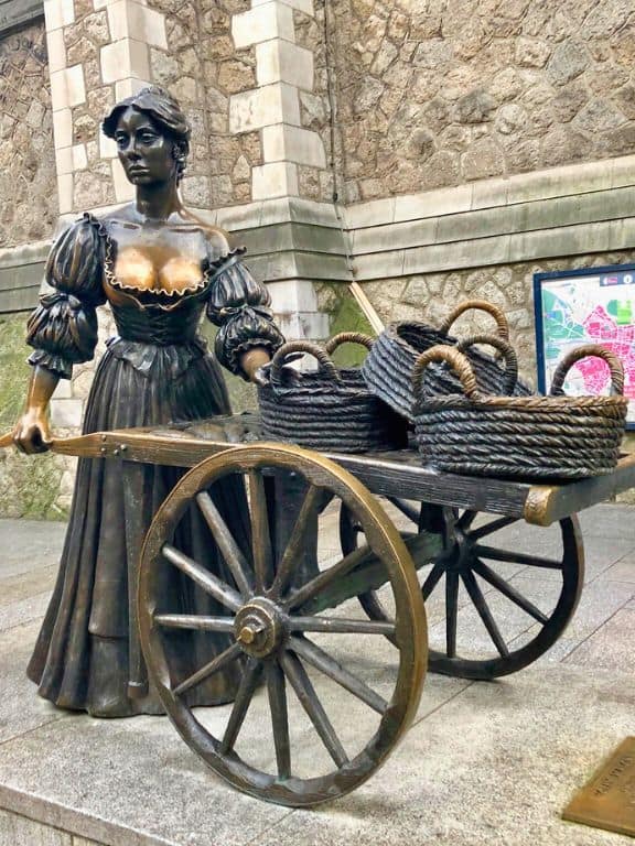 Molly Malone Statue in Dublin