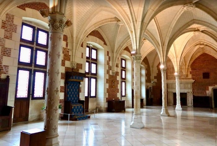 What to See at Chateau d'Amboise The Great Hall at Château d'Amboise