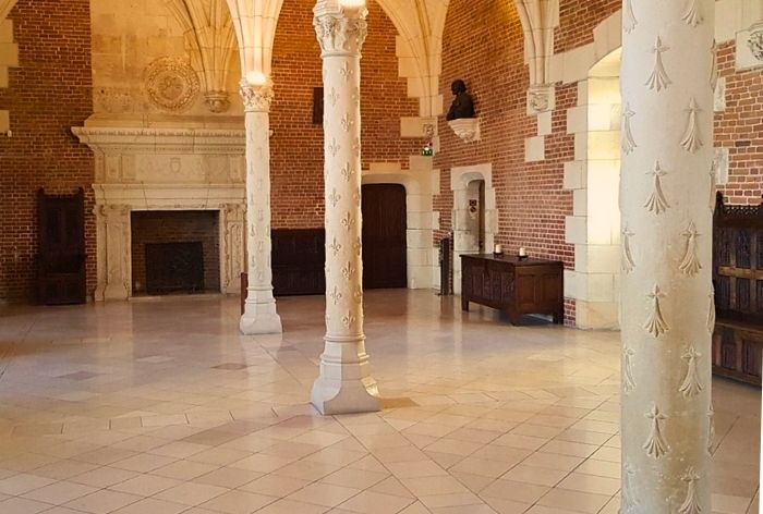 What to See at Chateau d'Amboise The Great Hall at Chateau d'Amboise